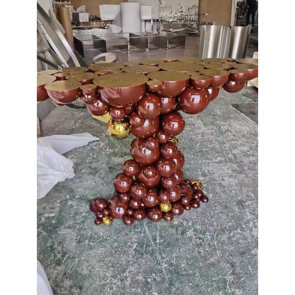 Console Hotel Lobby Coffee Table High End Light Luxury