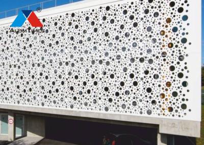Fire Resistant Decorative Aluminium Screen Perforated For Airport Railway Station