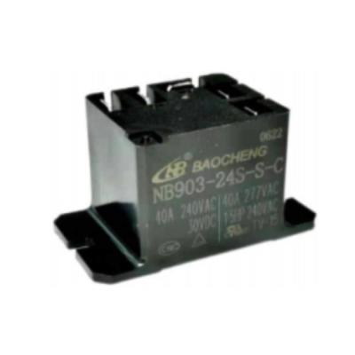 NB903-24S-S-C que trava não no. NC do relé do poder de 40A 12V SPDT. o dielétrico 900mW suporta 2.5KV