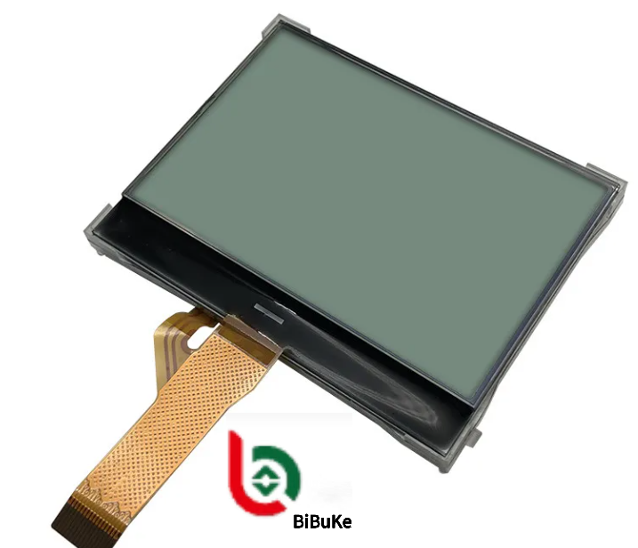 Monochrome 128x64 Graphic LCD Display with ST7565R Controller, 3.3V Operating Voltage, and Transflective Polarizer