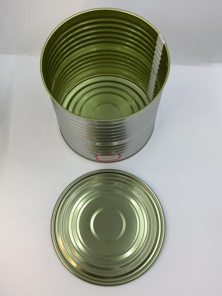 153mm Food Tin Can D153*H153mm 603# Caliber Customised For Food Printing