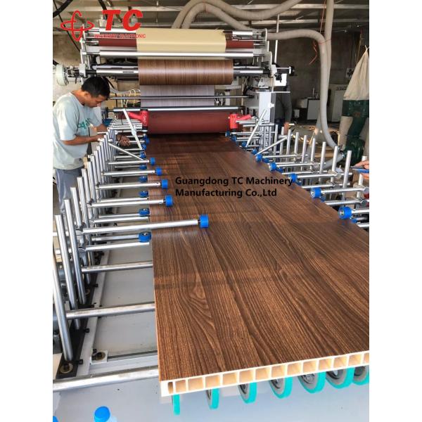 TC Factory Direct Sales High Quality Multifunctional WPC Door Wrapping Machine WPC  Door Laminating Machine