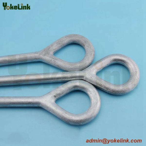 Hot dip galvanized Forged oval eye bolt