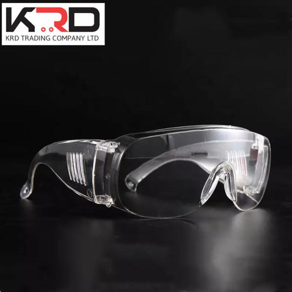 Virus protective transparent glass safety goggle medical anti saliva visor goggles