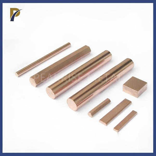 ASTM B702 CuW90 Tungsten Copper Alloy Rod Polished Surface Copper Tungsten Rod Copper Tungsten Bar