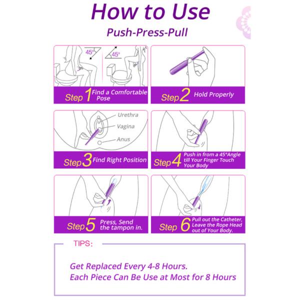 Устранимые органические тампоны аппликатора картона тампона хлопка