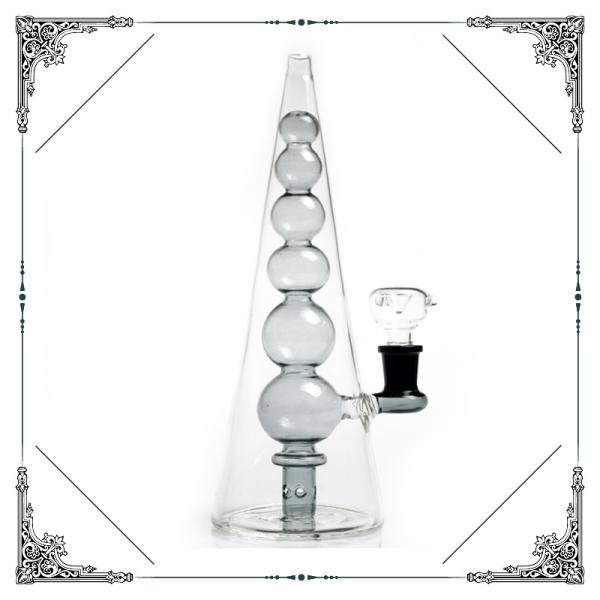 Sugar Coated Glass Bong Smoking Pipes , Haws Style Bottom Beaker Bongs