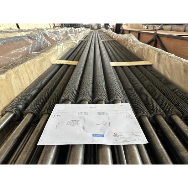 ASME SA213 T22 High Frequency Welded Serrated Finned Tubes Superior Heat Transfer For Heaters Industrial