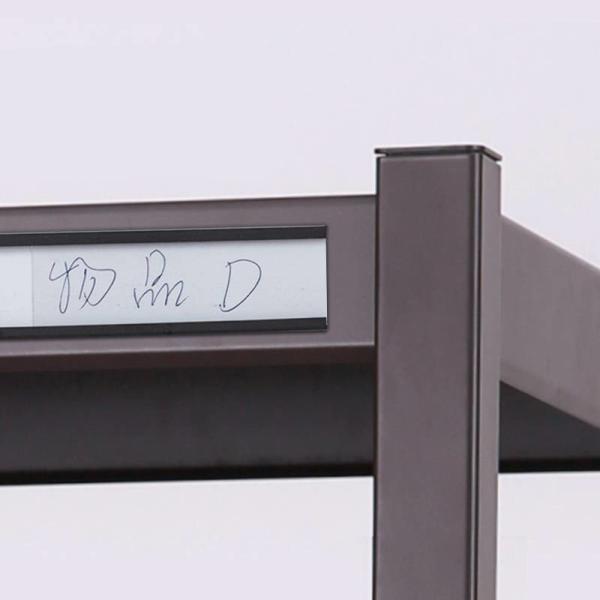 Держатели 3кс1 ярлыка канала к склада магнитные с белой бумагой и ясным фильмом