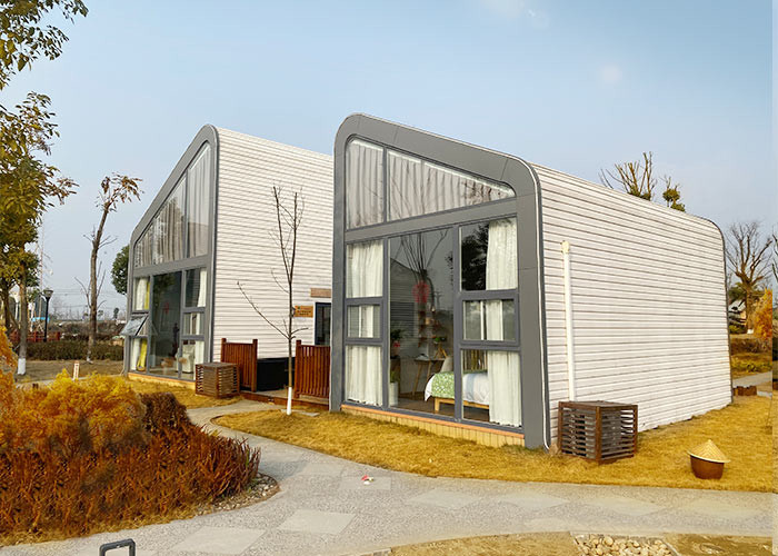 Нестандартная конструкция ISO9001 студии офиса сада доказательства огня/Prefab офиса сада