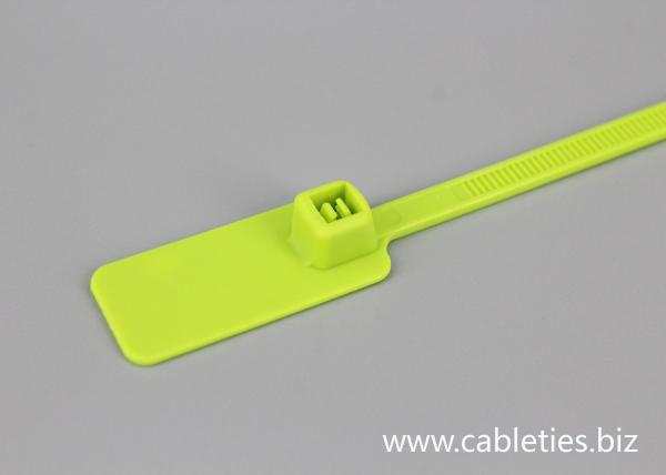 DEMOELE 5*180mm double teeth locking with high tension serialized flag marker cable ties