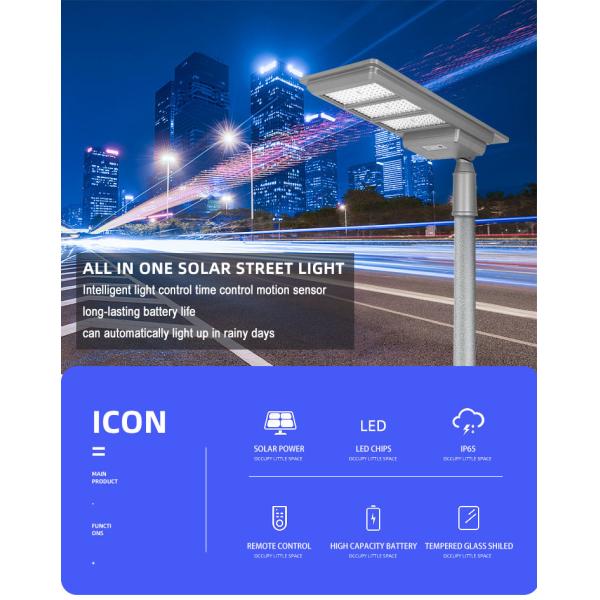 Уличный свет 50w на открытом воздухе наивысшей мощности ABS IP65 солнечный 100w 150w 250w