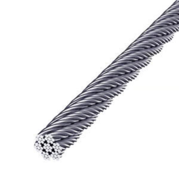 6X26ws Iwrc Steel Wire Rod Rope 6mm For Elevator High Carbon Spring