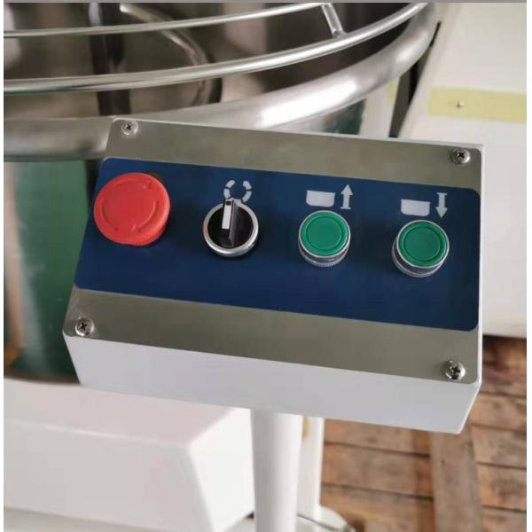 Головы оборудования пищевой промышленности коммерчески вверх по спиральные скорости смесителя теста 2 смешивая наклоняя ведро