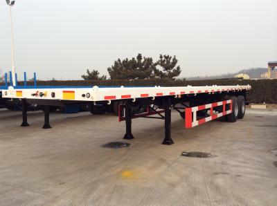 30T Capacity 40ft 2 axles  ISO Semi FlatBed Container Truck Trailer
