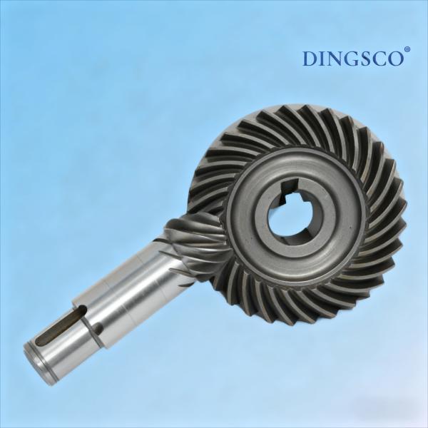 Precision Spiral Bevel Gear Set with ISO 5-6 Gear Accuracy and Up to 96% Efficiency for Industrial Reducer Applications