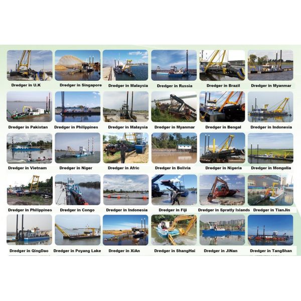 500m Output Distance 4m Dredging Depth Amphibious Excavator with 1m³ Bucket Capacity