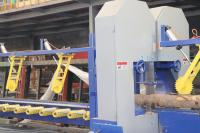 Twin vertical bandsaw mill double cut sawmill Equipment for log edges cutting