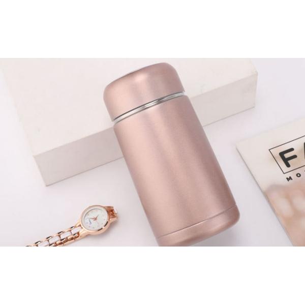 320ML Mini Cute Vacuum Flasks Stainless Steel Travel Drink Water Bottle Cups And Mugs,Gold