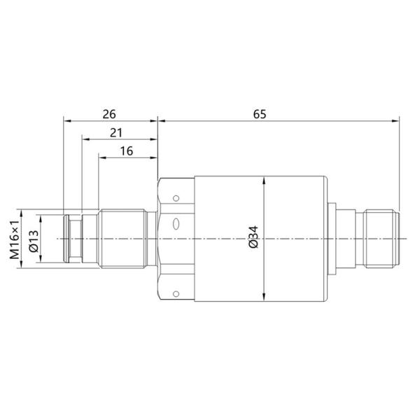 NS-P29 Series 4mA  - 20mA Temperature Sensor Vacuum Pressure Transmitter