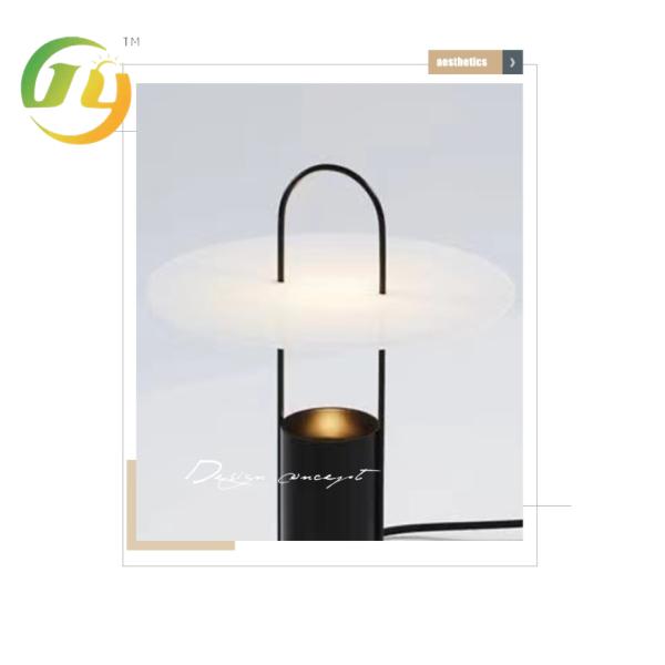 Акриловый круглый спальня кровать гостиная бело-черный декоративный скандинавский минималистский современный дизайн стол лам