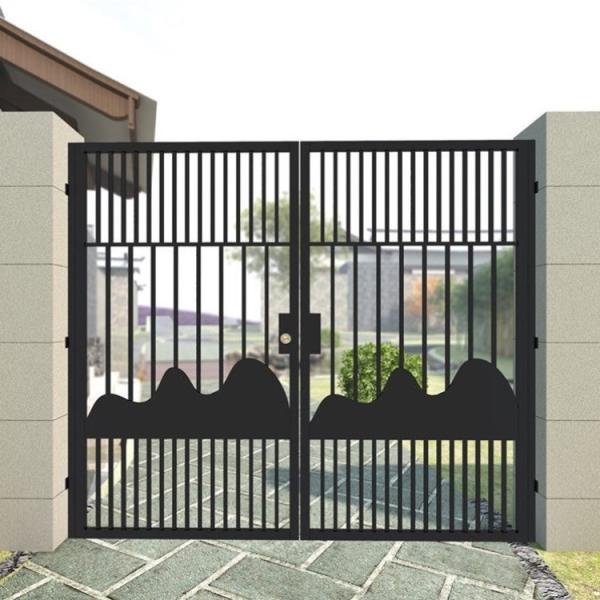 Automated Ornamental Wrought Iron Gates Decorative Aluminum Driveway Gates