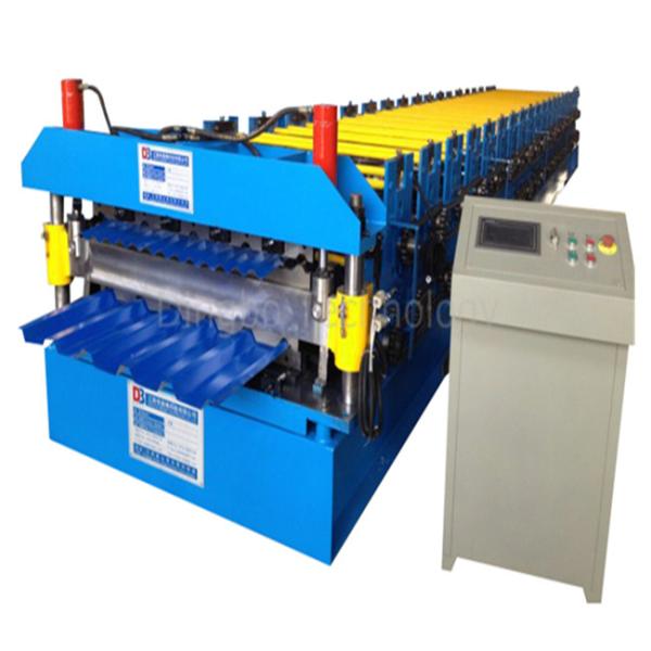 Double Layer Roof Panel Roll Forming Machine 10-15 Meter/Min Speed