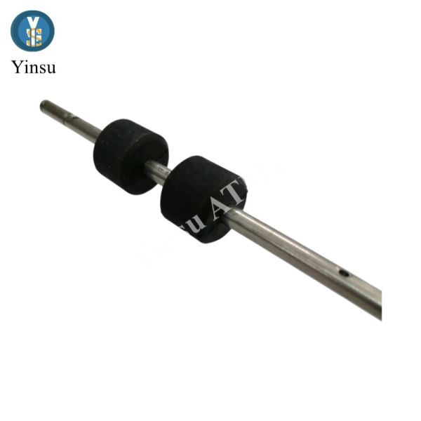 ATM Machine Spare Parts Wincor TP27 Printer Rubber Wheel Shaft Financial