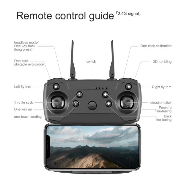 Infraestrutura de controlo remoto Drone / Drone de evitação de obstáculos acessível