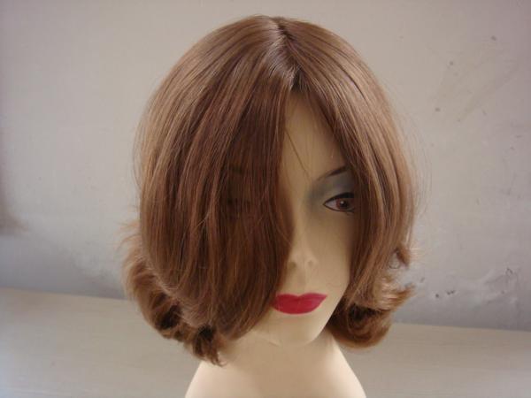 Perruques en cheveux naturels personnalisables pour femmes avec sangles réglables