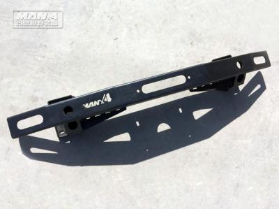 Black 2014-2018 Nissan Patrol Y62 Steel Bull Bar Winch Cradle