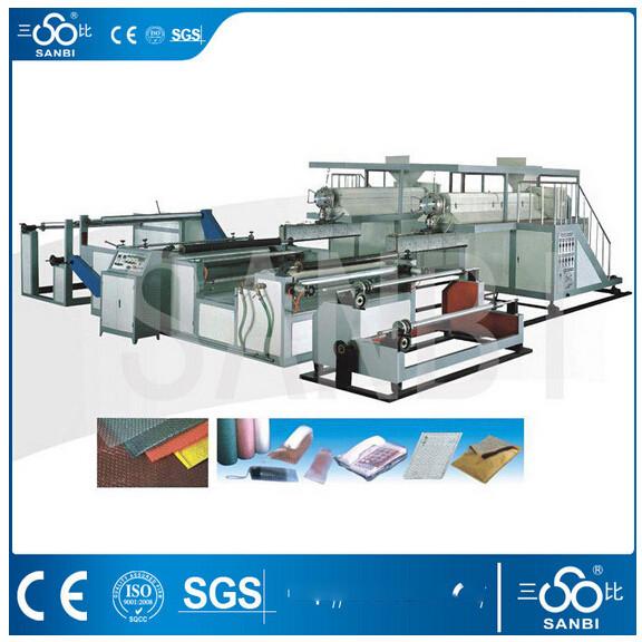 3 / 5 Layers Bubble Film Making Machine 1100m/h Plastic Blowing Machinery