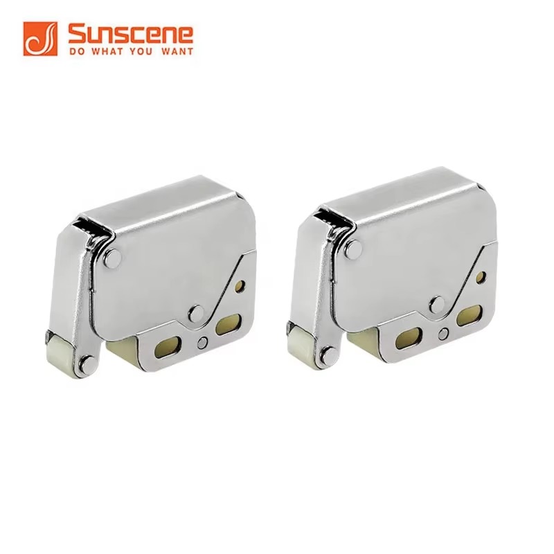 Galvanized Zinc Steel Touch Access Panel Latch Silver Mini Customized