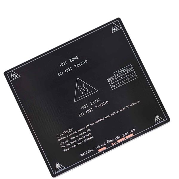 MK3 Aluminum 250*250*3mm 180W 3D Printer Heatbed Black Plate