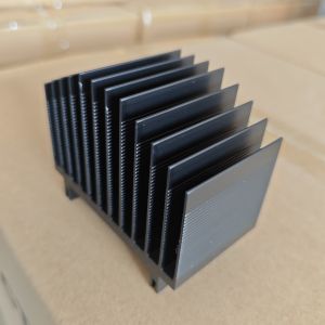 CNC Machined 6063 Aluminum Extruded Heat Sink For LED Lights