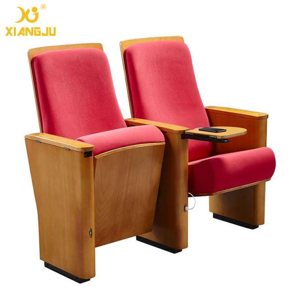 Plywood Outerback Rectangular Shape Auditorium Chiars USB  With MDF Tablet        ​