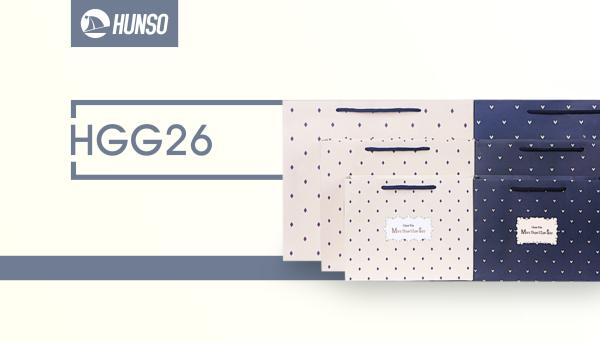 Love Gift Bag Polka Dot Clothing Printed Paper Bags Handbag 2 Colors