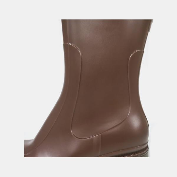 Anti Skid Reinforced Seamless Molded Mid Calf Rain Boots For Lady