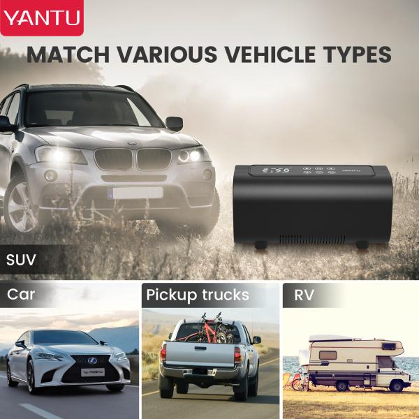 Compact 12V 150PSI Mini Portable Car Air Compressor Tire Inflator Auto Pumps for Audi