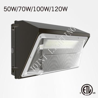 DLC Listed SMD3030 5000K T4 Outdoor LED Wall Pack Light