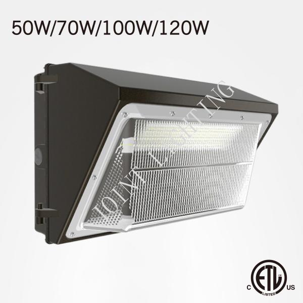 DLC Listed SMD3030 5000K T4 Outdoor LED Wall Pack Light