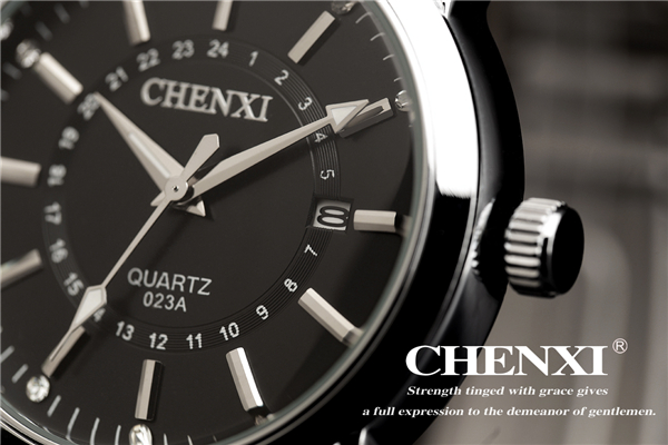 C023A Stainless Steel Band Watch Brand CHENXI Fashion Watches Japan Movt Quartz Watch Mens