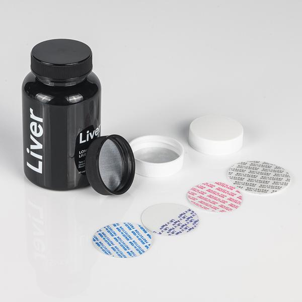 Wide Mouth Clear Blue Frosted Pill Supplement Capsules Empty Vitamin Plastic Bottle with Screw Cap Capsules Tablets PET Bottle