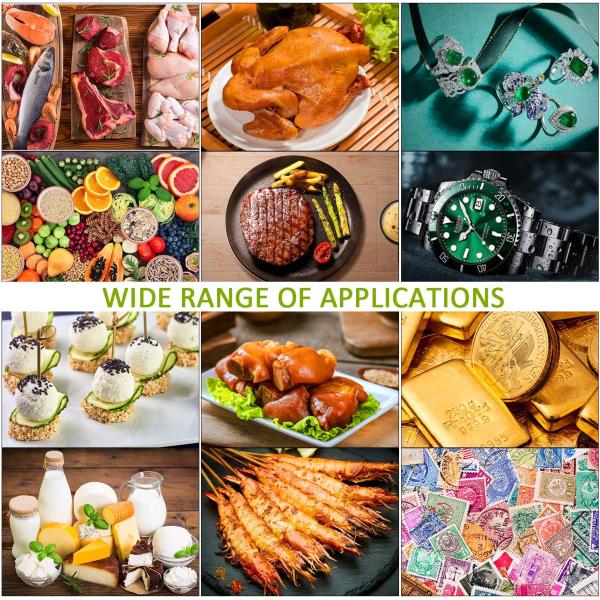 Уплотнение вакуума прозрачной сумки кирпича риса сумки риса вакуума PE PA пластиковой большое кладет еду в мешки