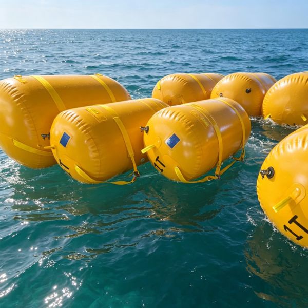 Underwater Air Lift Bags with High Buoyancy Corrosion Resistant Safe Automatic Pressure Relief for Marine Salvage