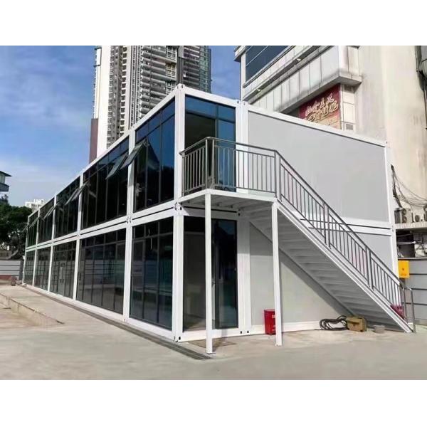 Fast Assembly Flat Storage Container Insulated Prefabricated Living Container Home for Office Professional Customization