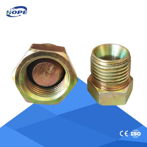 Excavator Hydraulic Parts Iron Plug Breaker Head High-pressure Hose Plug Oil Leak-proof Screw Connector