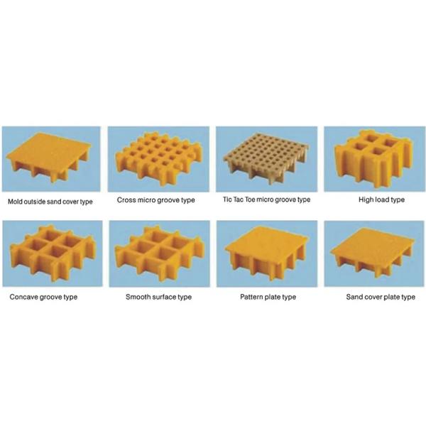 38X38X38 GRP FRP Grating Walkway Pigeon Floor Fiberglass Plastic Grid Fiberglass Mesh Grating