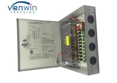DC-10 chave ampères da caixa 24V da fonte de alimentação da câmara de segurança do CCTV da câmera da C.C. do fechamento 9CH 12V
