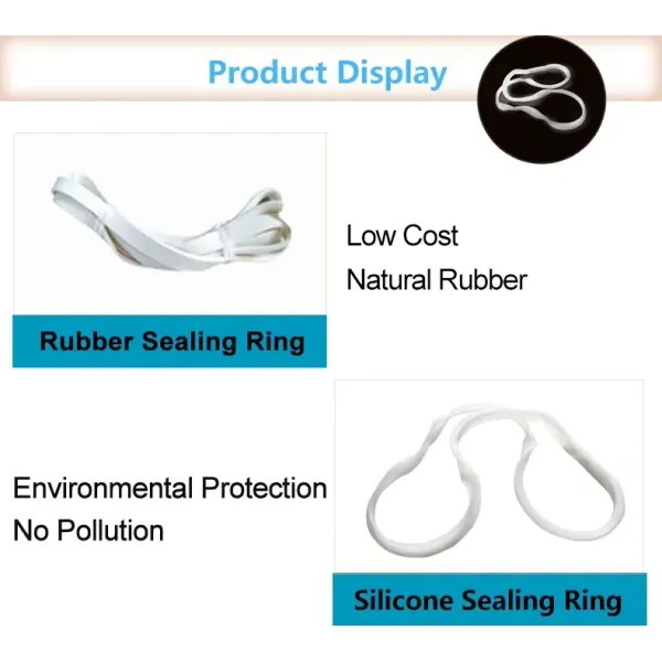 600mm 800mm 1000mm 1200mm Rubber Silicone Seal Ring For Vibrating Screen